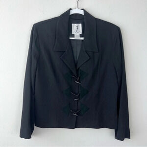Vintage Seven Times Todd Oldham Black Toddle Blazer